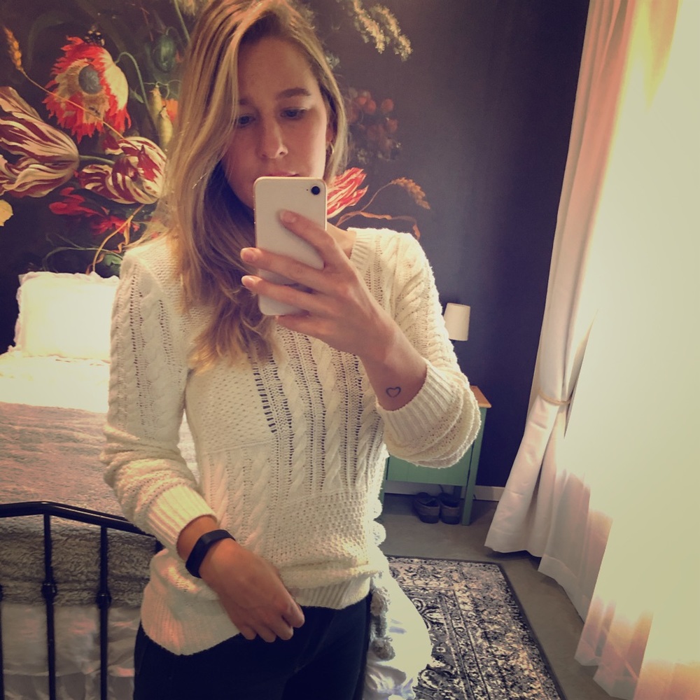 Lace-up Back Knitted Sweater